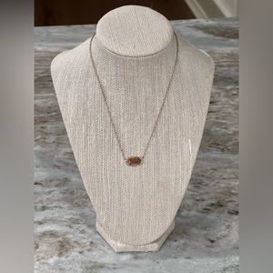 Kendra Scott Copper Metallic Necklace 15" Adjustable
